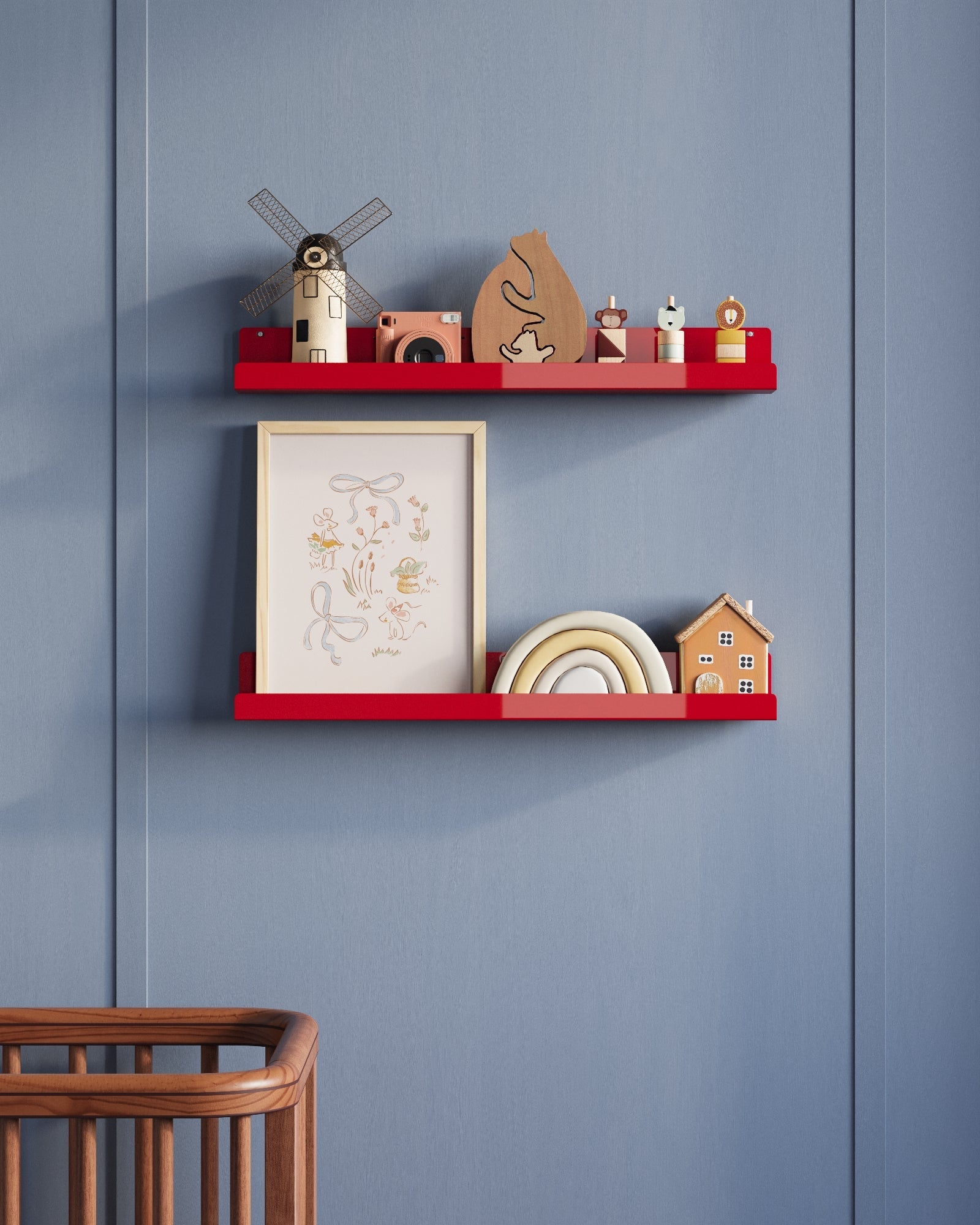 Slim Floating Shelf Set