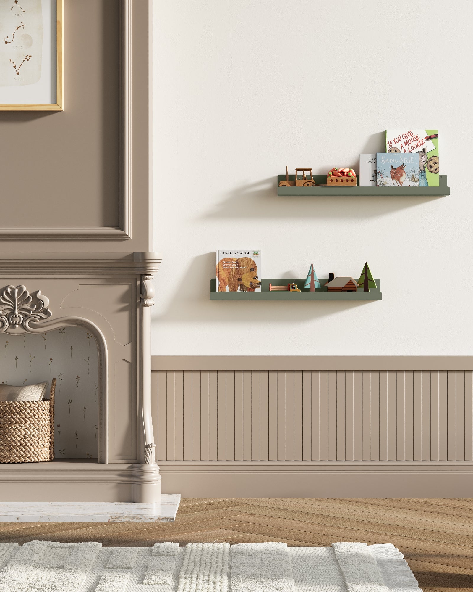 Slim Floating Shelf Set