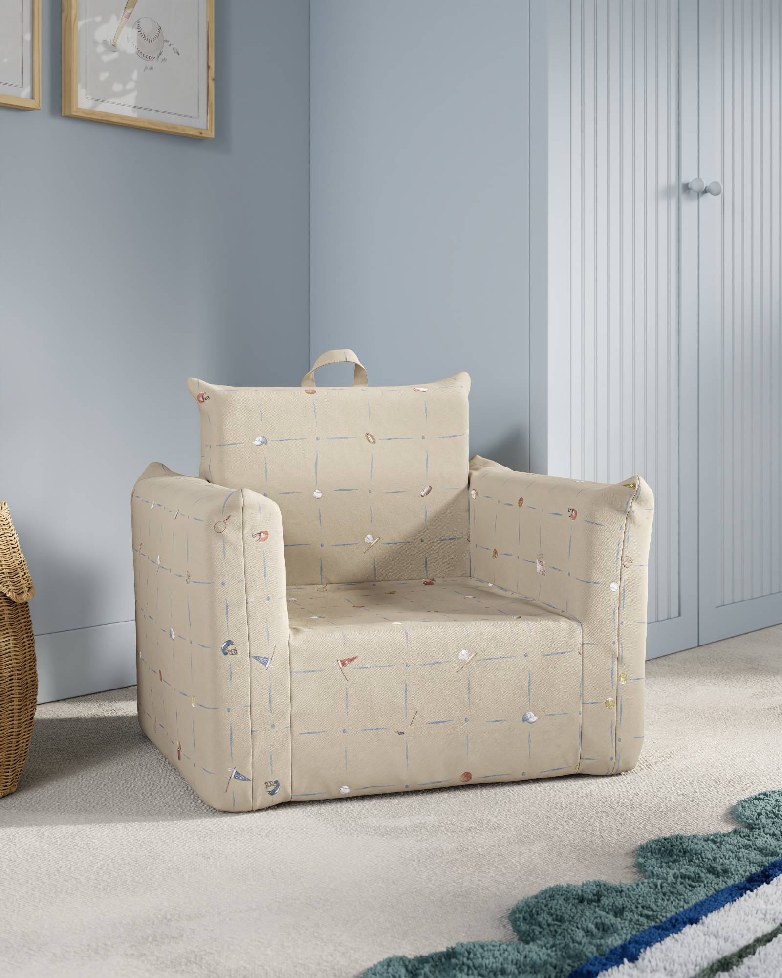 The Hug Mini Chair in Twill