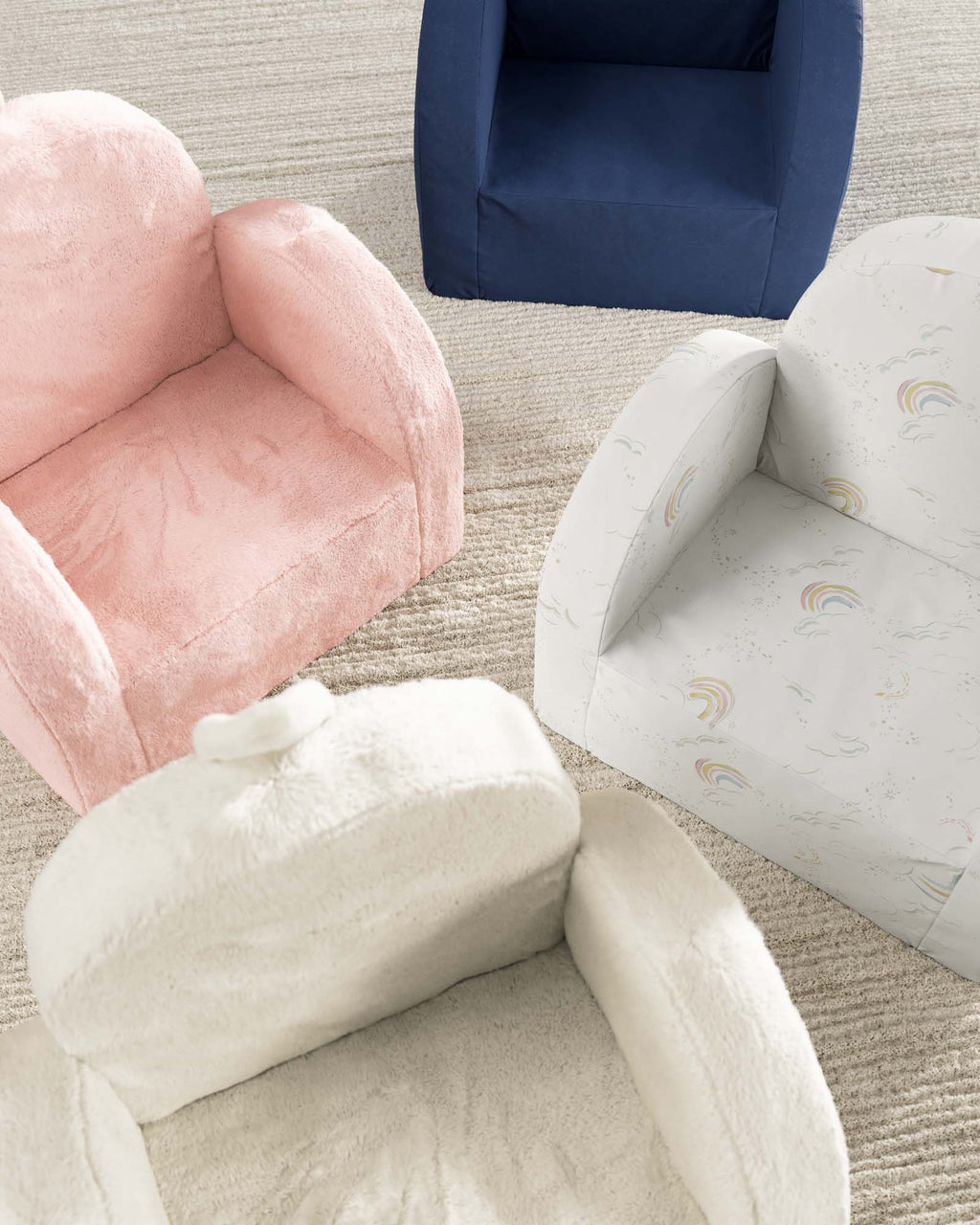 The Hop Mini Chair in Faux Fur