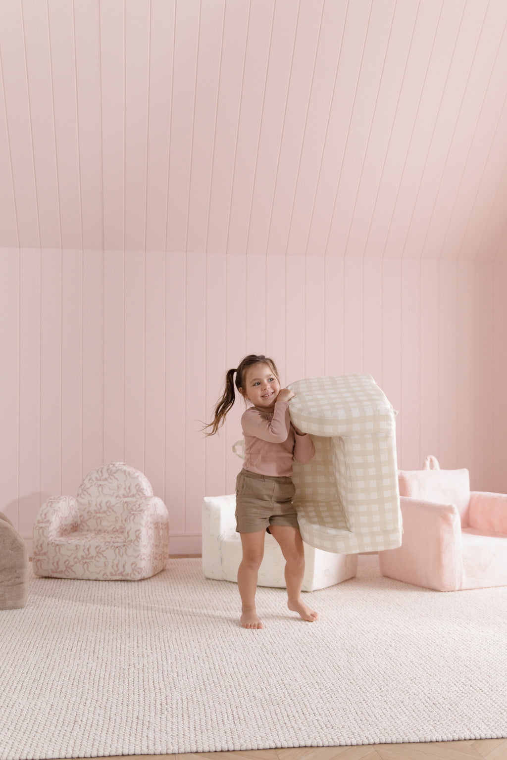 The Hop Mini Chair in Twill