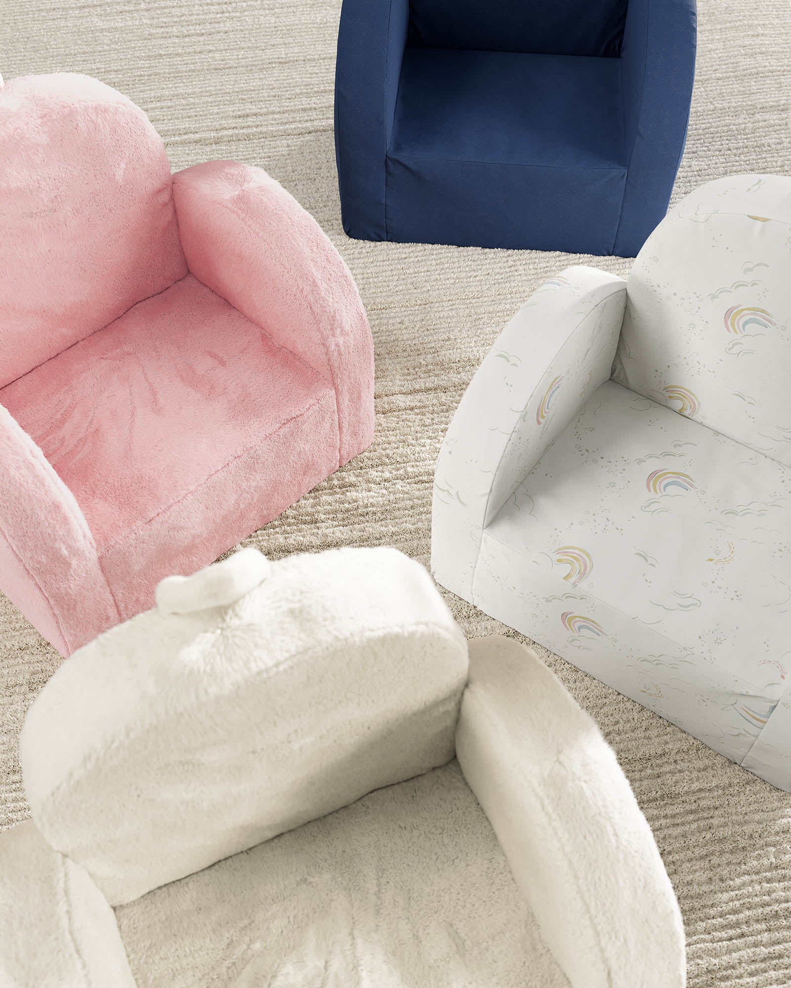 The Hop Mini Chair in Faux Fur