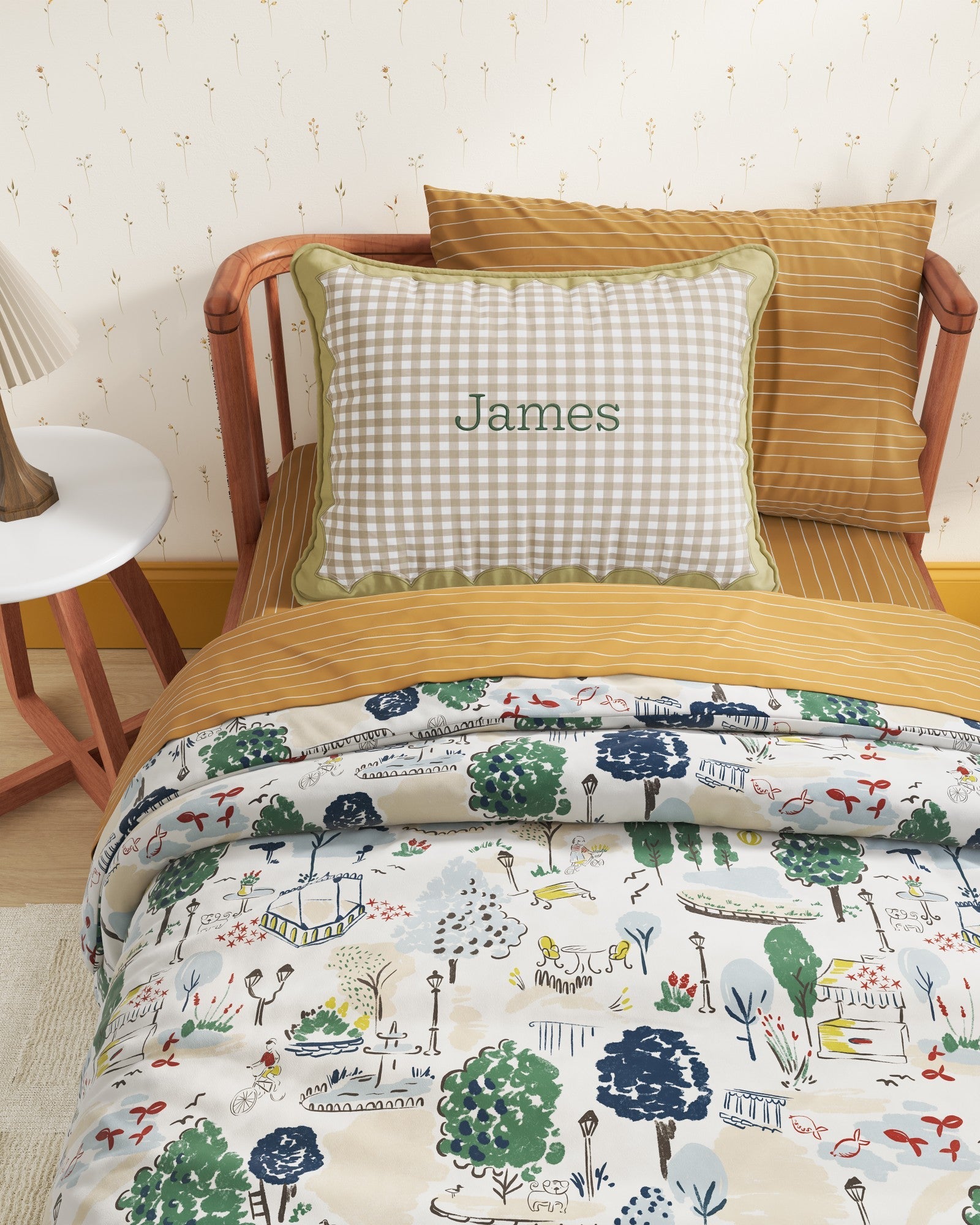 Scallop Twin Sham