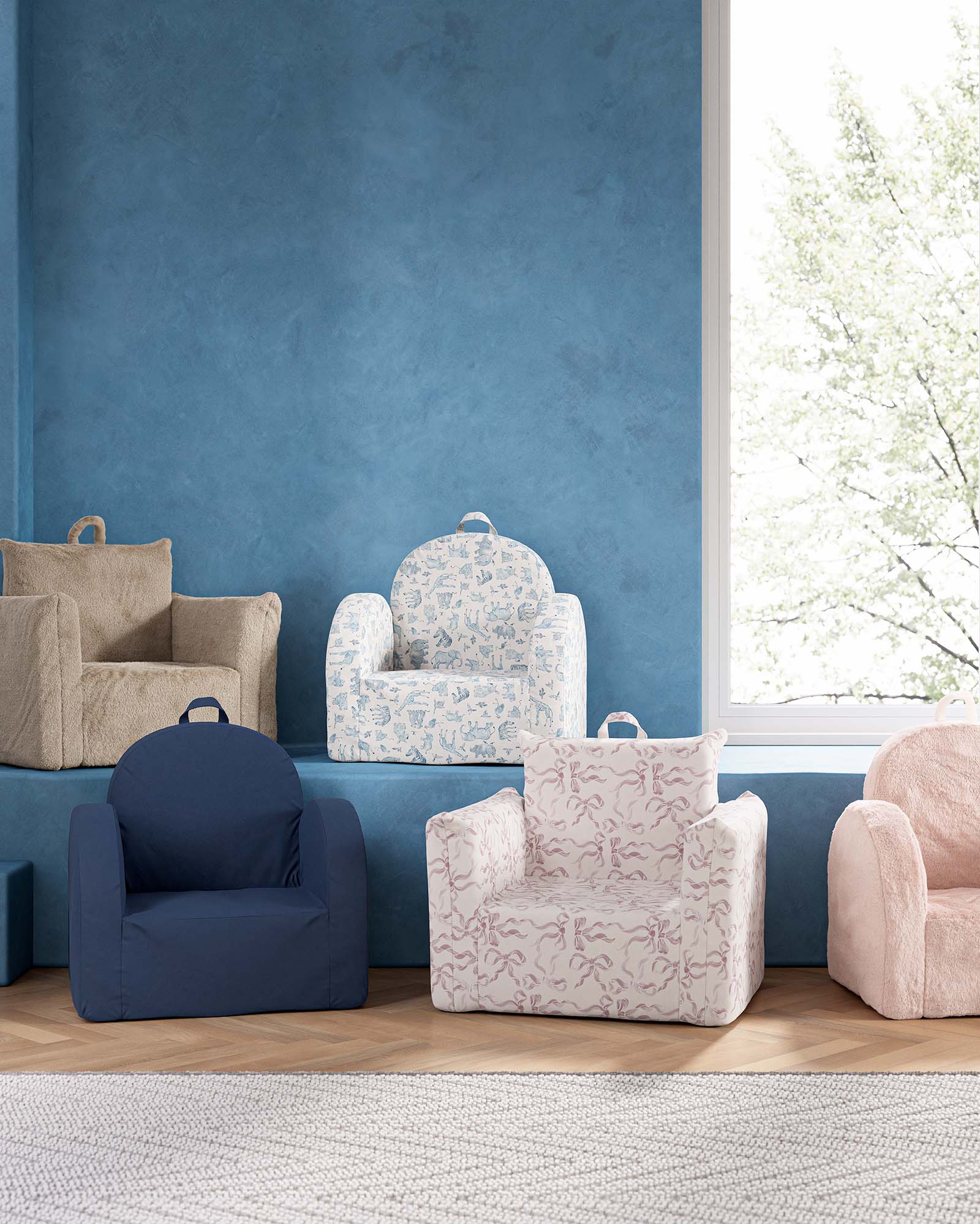 The Hug Mini Chair in Twill