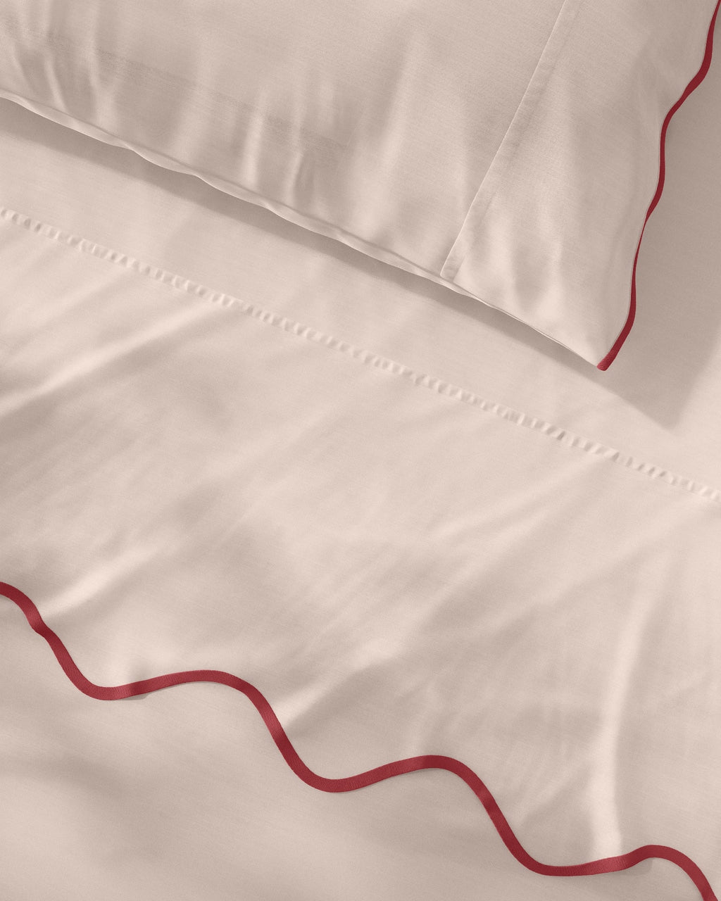 Scallop Edge Twin Sheet Set