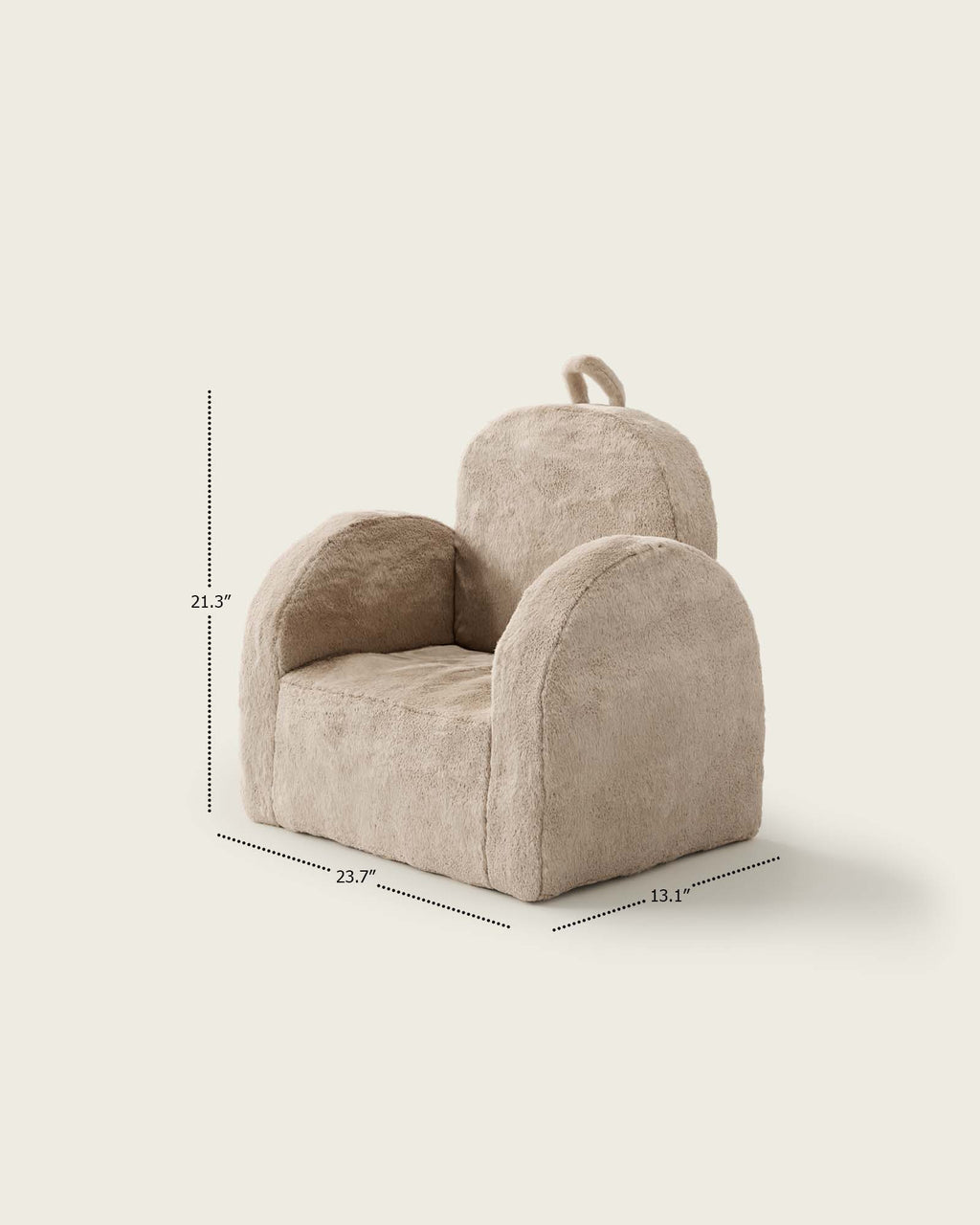 The Hop Mini Chair in Faux Fur