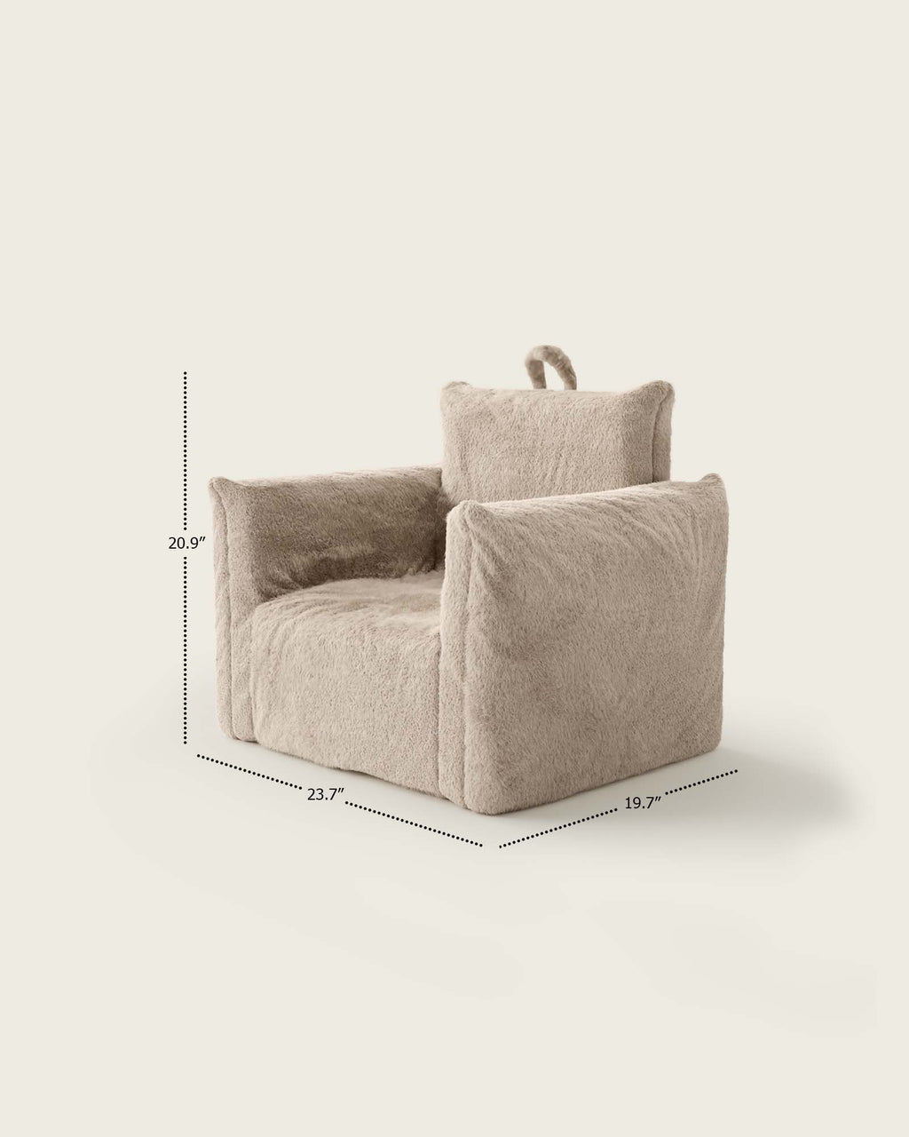 The Hug Mini Chair in Faux Fur