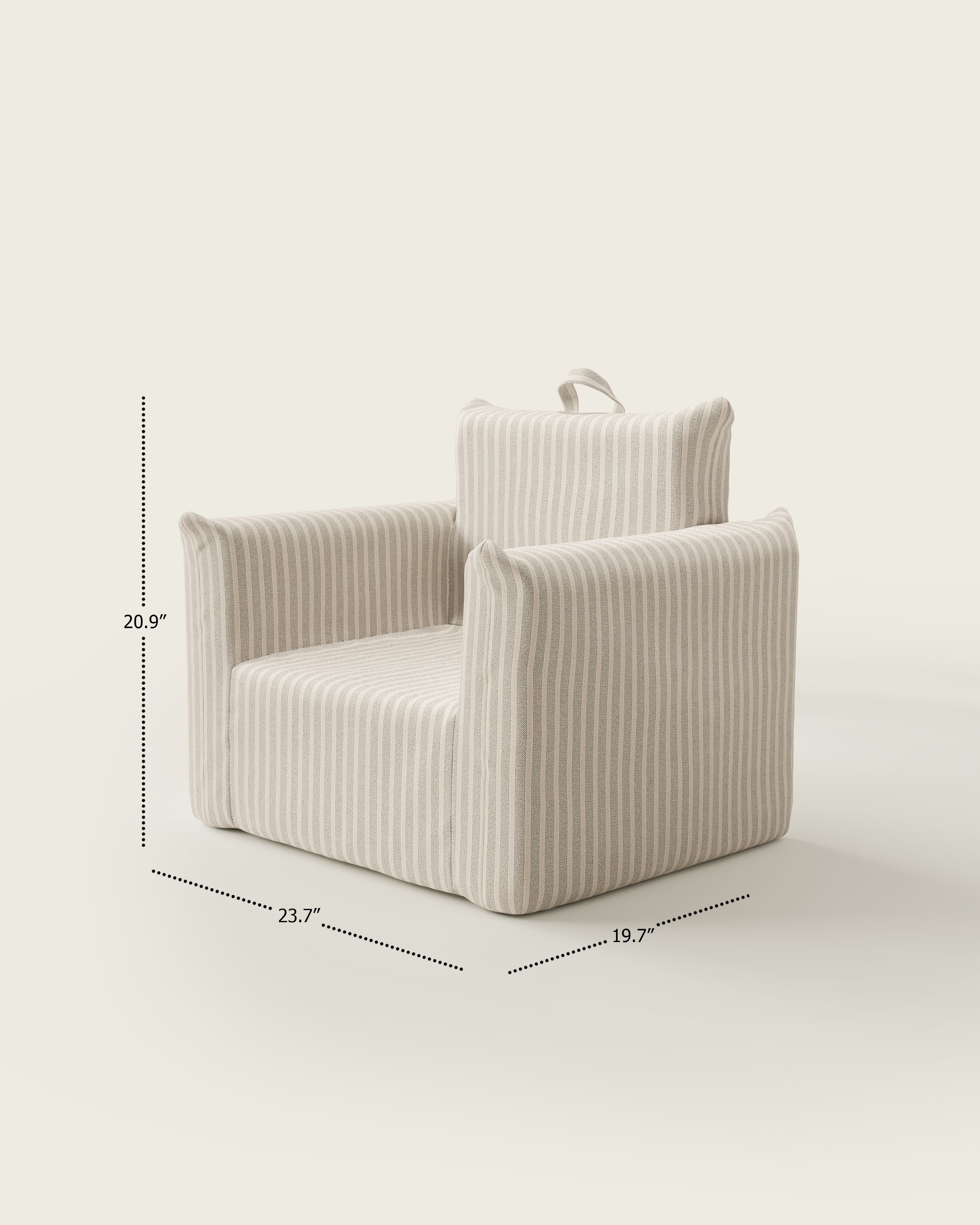 The Hug Mini Chair in Yarn-Dyed Fabric