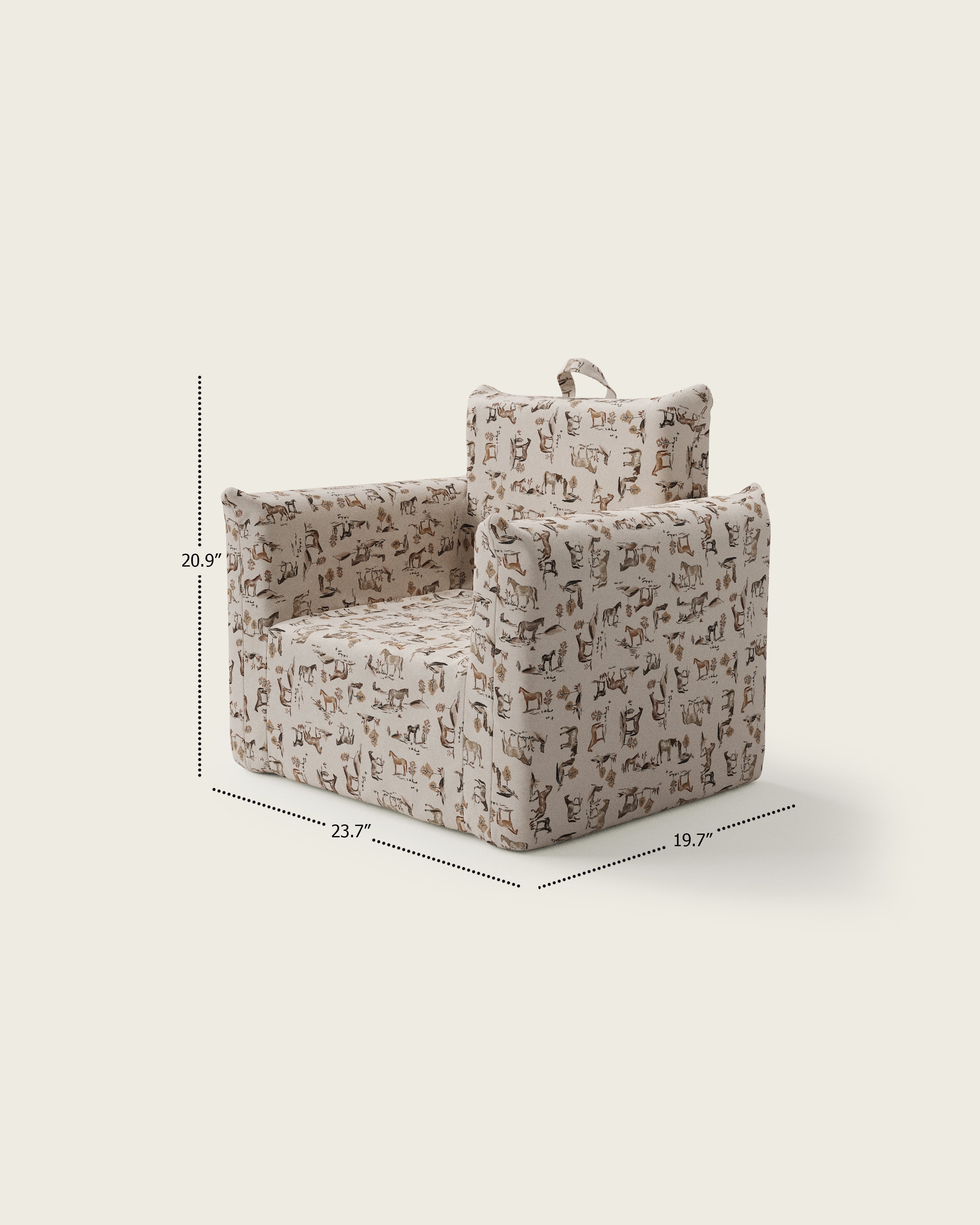 The Hug Mini Chair in Twill