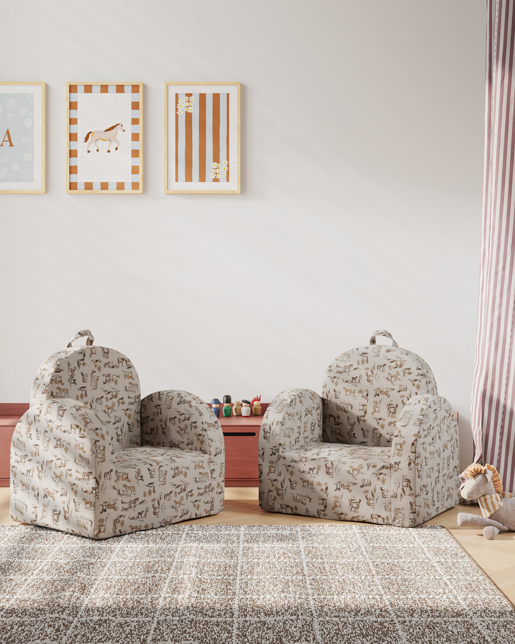The Hop Mini Chair in Twill